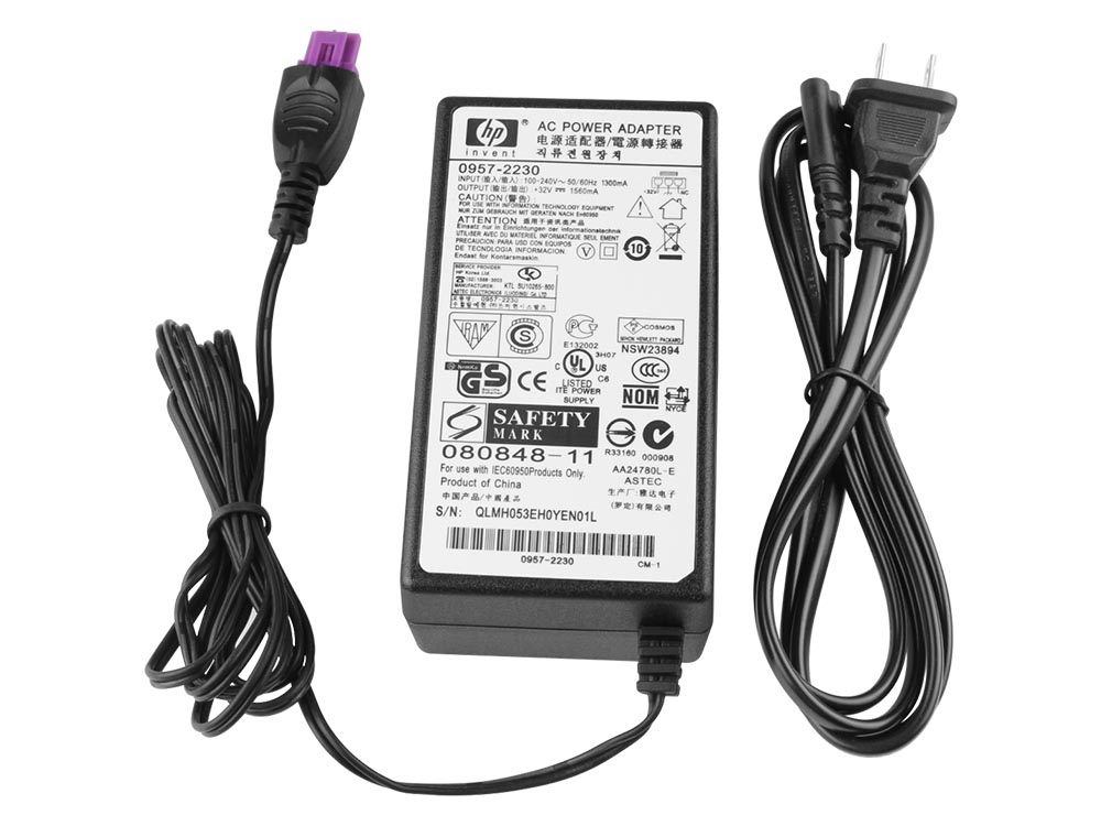 50W Charger HP Photosmart 7850 Printer AC Adapter